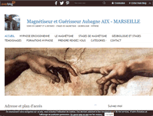 Tablet Screenshot of magnetiseur-aubagne.com